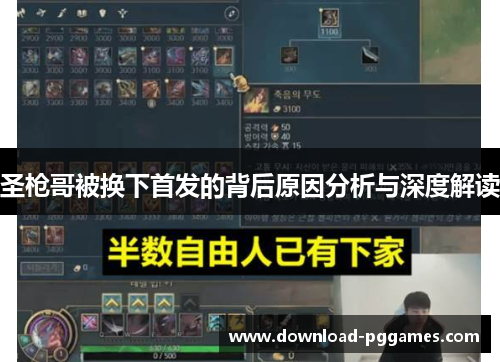 圣枪哥被换下首发的背后原因分析与深度解读