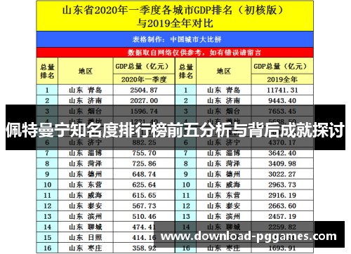 佩特曼宁知名度排行榜前五分析与背后成就探讨