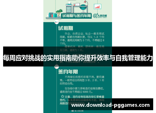 每周应对挑战的实用指南助你提升效率与自我管理能力